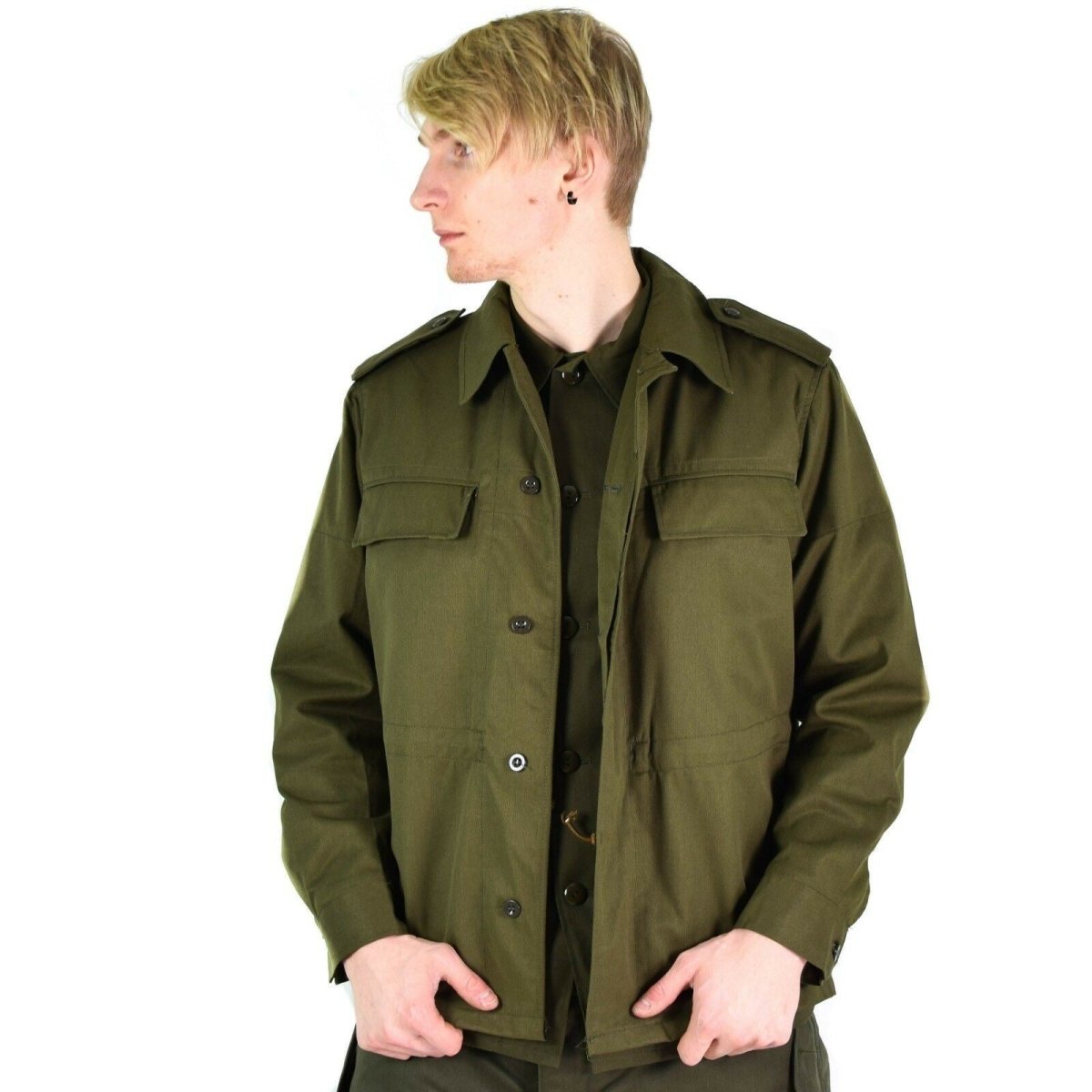 Original vintage Czech army field jacket M85 military Olive green military NEW - GoMilitar