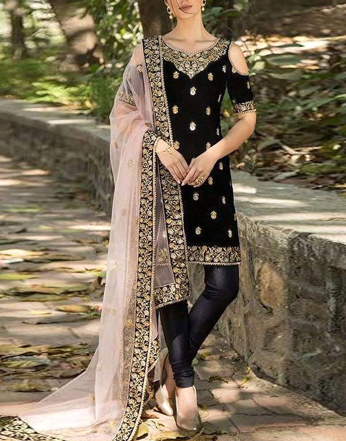 Dress Designs Black Velvet Dress Outfit Pakistani Clearance Simple Velvet  Dresses Pakistani Free Shipping Buy