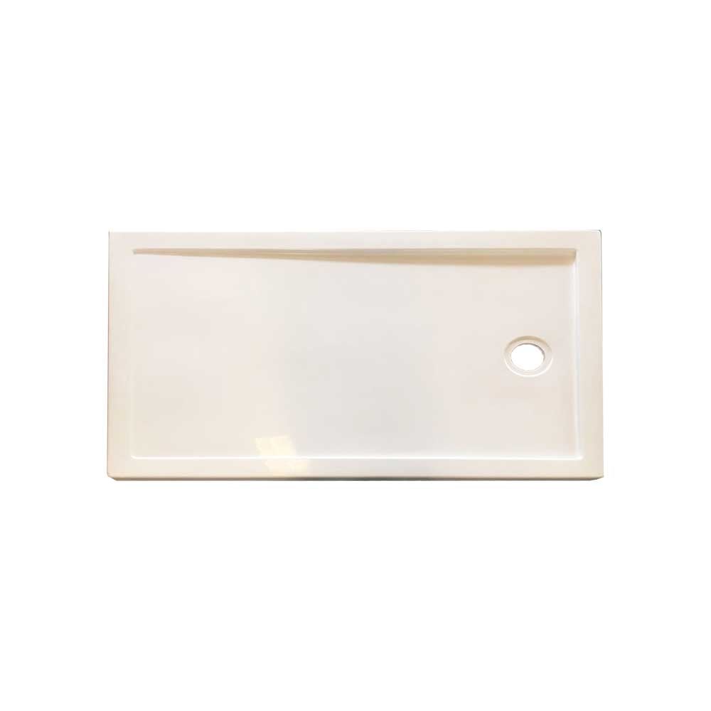 Piatto doccia rettangolare in resina speciale 80x120 - H.4 cm — Cardinale Professional - HD casa