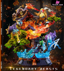 Pokémon Legendary Pokémon Entei & Raikou & Suicune GK Statue - 666 Studio [Pre-Order] Pokémon
