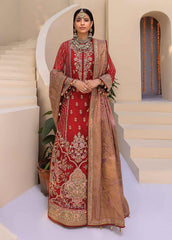 Heritage Collectables By Rang Rasiya Embroidered Organza Suits Unstitched 3 Piece RR-FH-21-D1 Rajwaraa - Wedding Collection