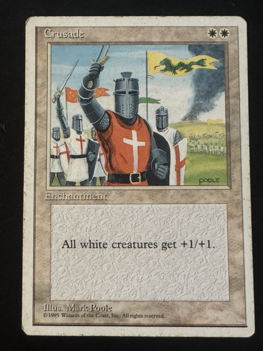 BANNED MTG Crusade 4th Edition Regular Magic: The Gathering LP/MP