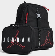 Jordan Air Lunch Black Backpack, Polyester