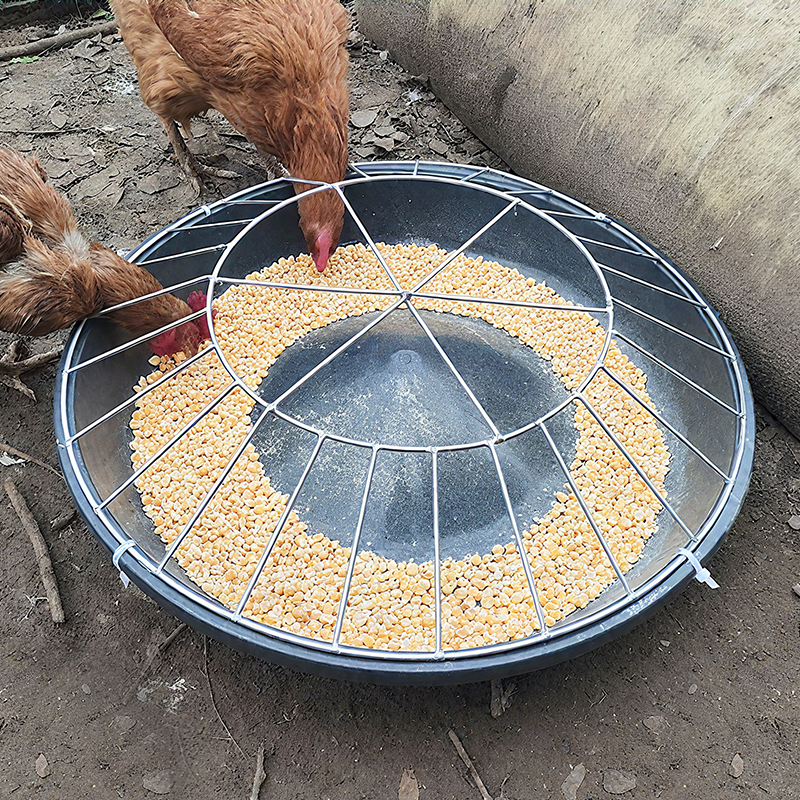 Large-Capacity Round Poultry Feeder Bowl