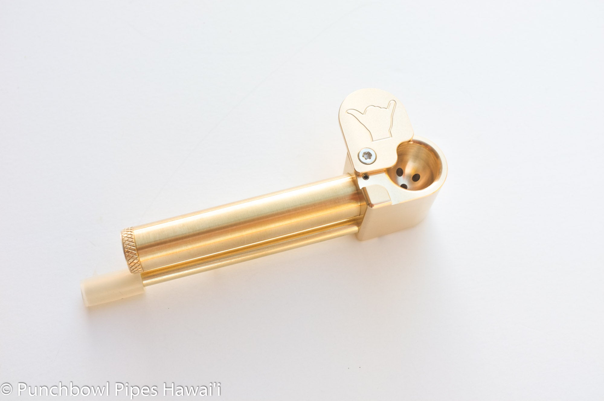 Super Shaka Pipe, Unique All-in-One Portable Smoking Pipe. A Proto Pipe 2.0  for the 21st Century. Made in Hawaii, USA