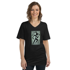 Unisex Short Sleeve V-Neck T-Shirt
