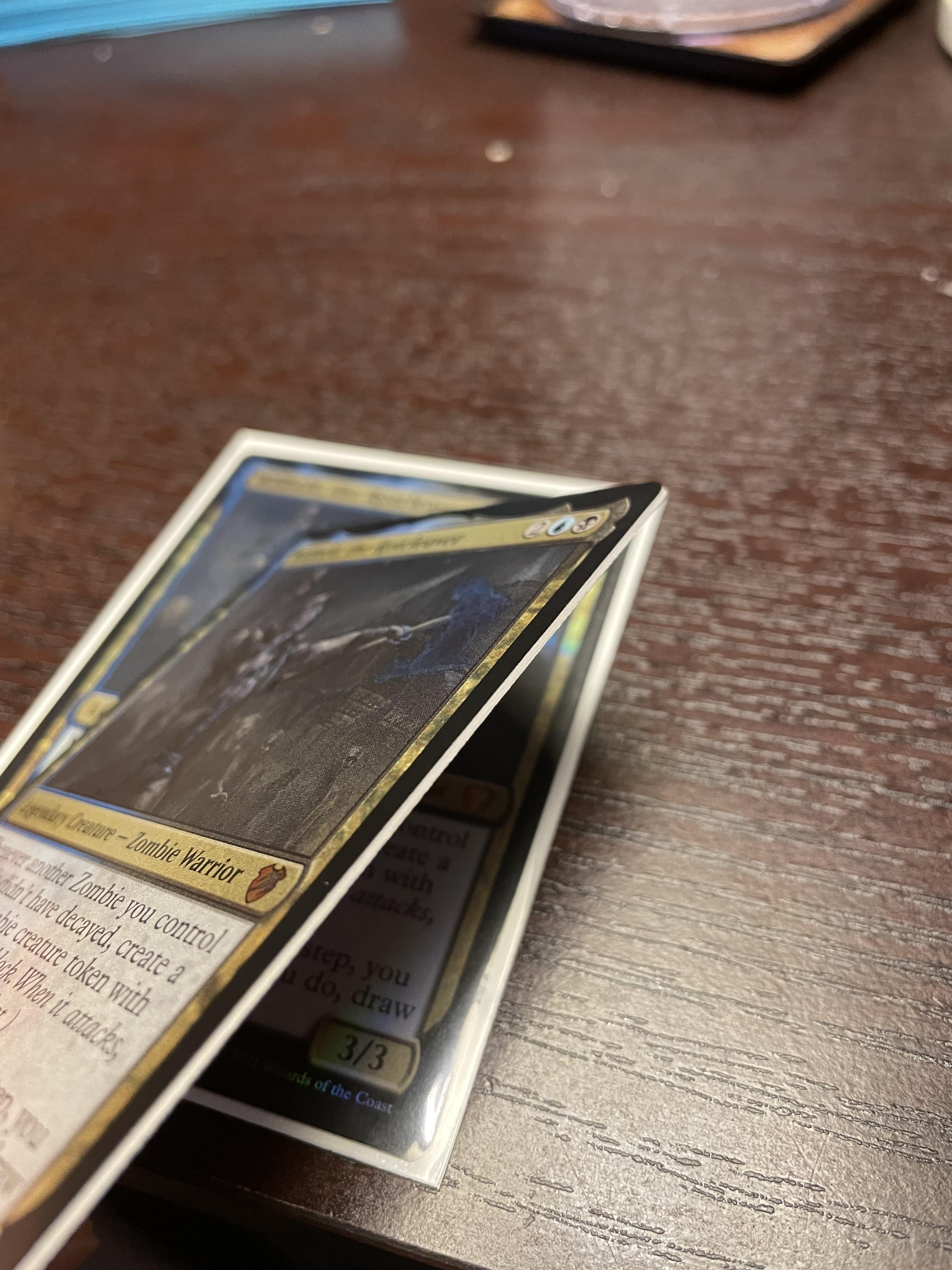 What is the use for this thick cardboard copy of the commander in the  premade deck? : r/mtg