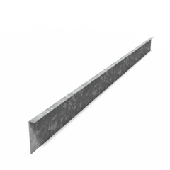 Kantopsluiting verzinkt - gezette rand 2300x2×150 mm