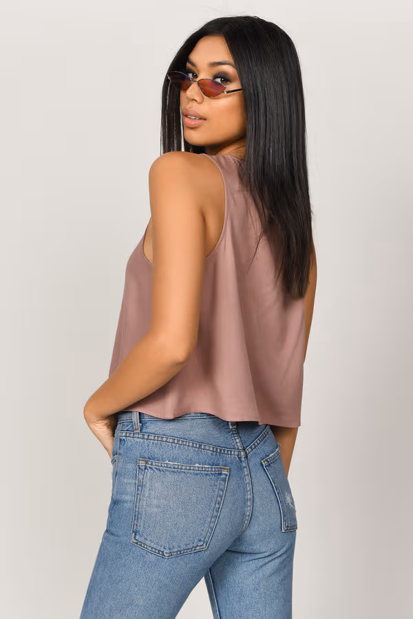 Willow Crop Top - Black