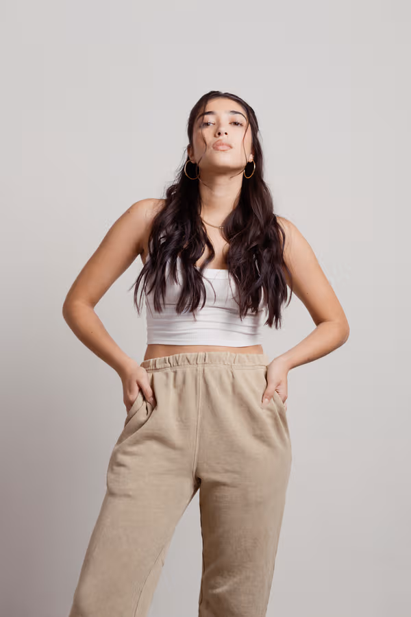 Everyday French Terry Sweatpants - Mocha