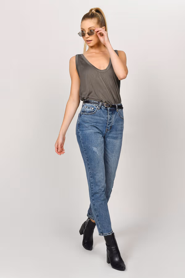 Monica Tank Top - Olive