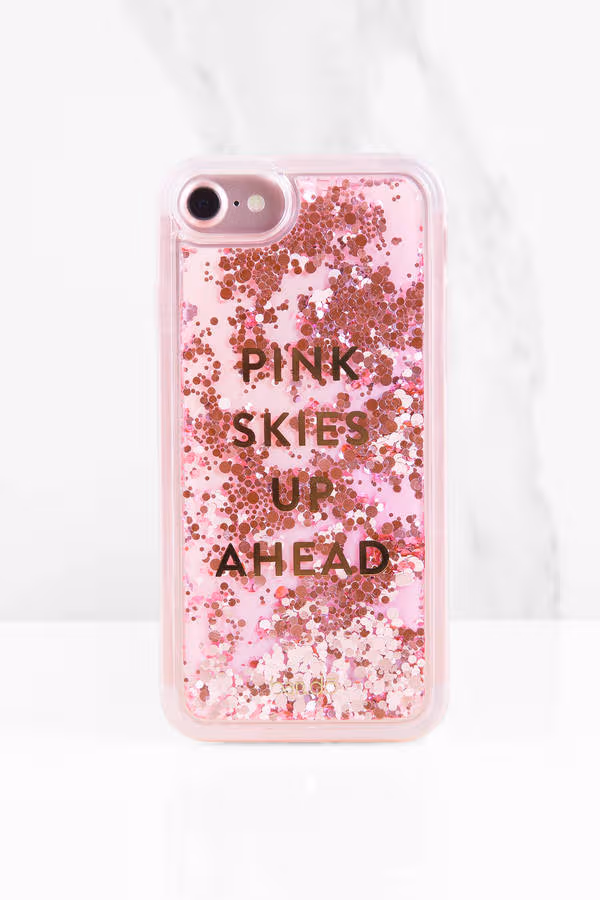 Ban.Do Pink Skies Up Ahead Glitter Iphone Case - Multi
