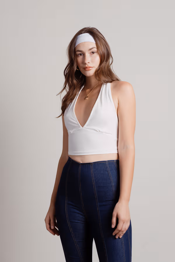 Kyle Crop Top - Lilac