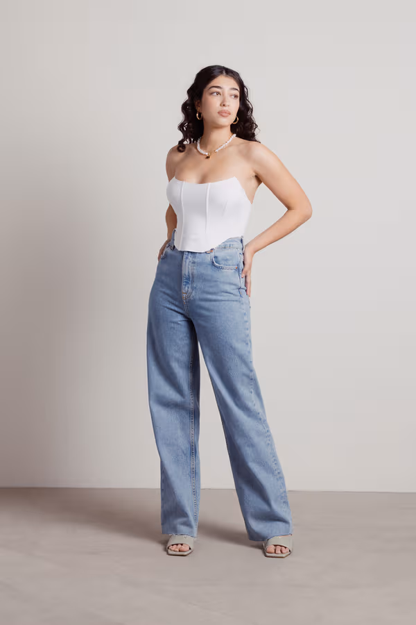 Wicked Games Corset Top - White