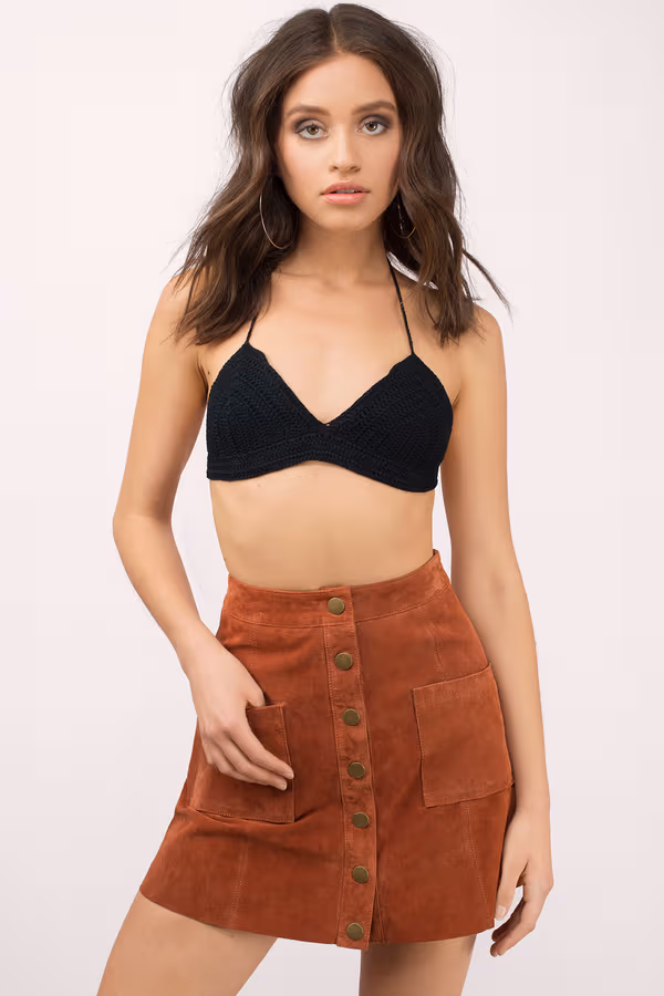 Nikita Crop Top - Black