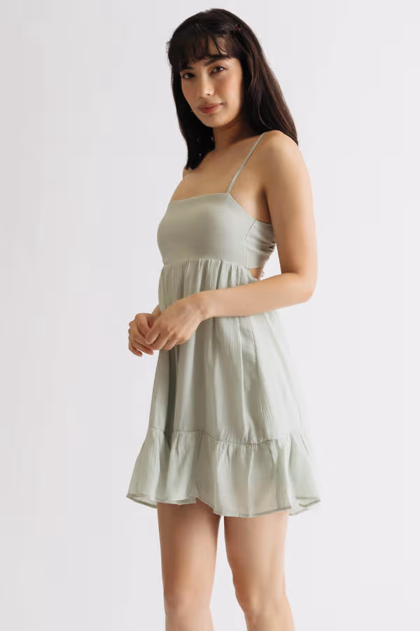 Scarlette Blue Tiered Skater Dress