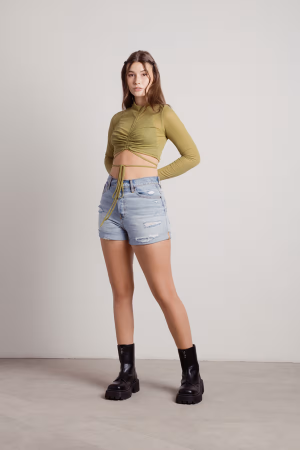 Helga Crop Top - Green