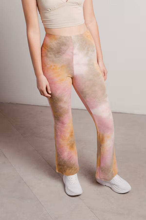 Emmanuel Tie Dye Pants - Rose Multi
