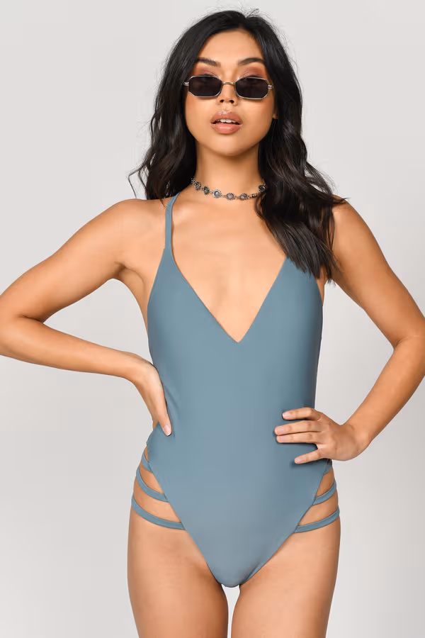 My Beloved Strappy Monokini - Black