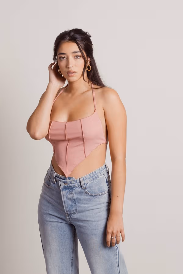 Evolved Crop Top - Oatmeal