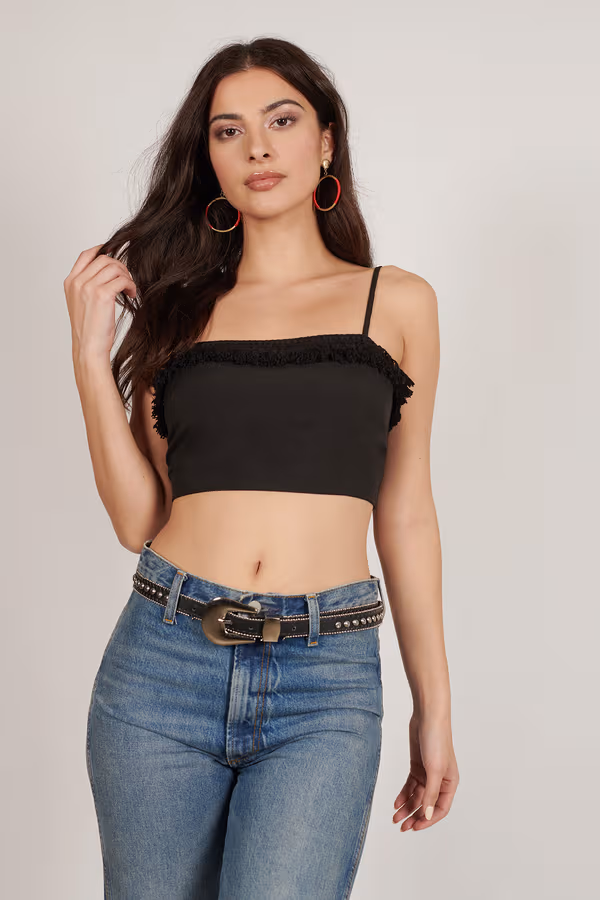 Lexi Crop Top - Black