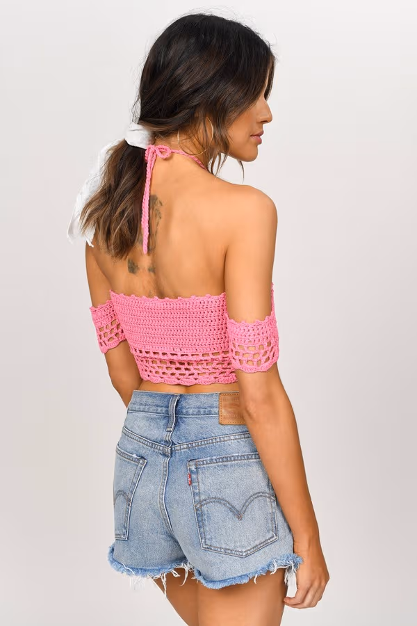 Kassidy Crop Top - White