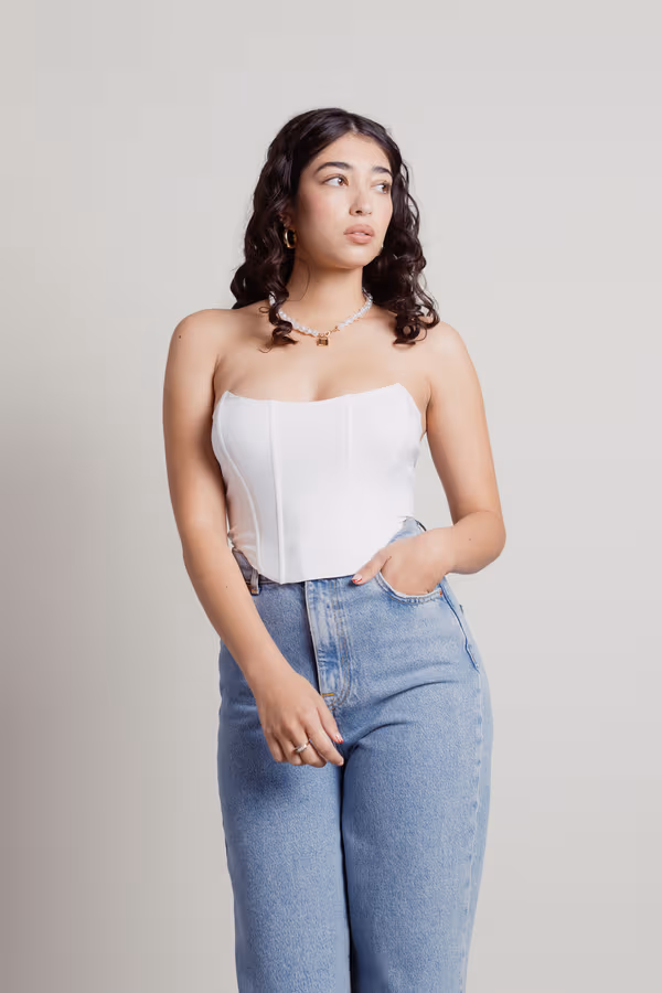 Wicked Games Corset Top - White