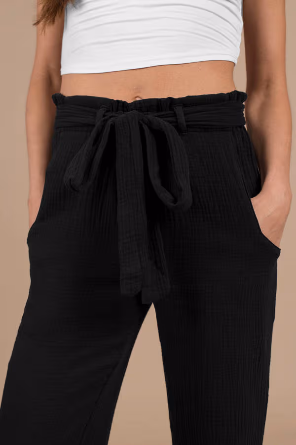 Stillwater The Beach Paperbag Pants - Black