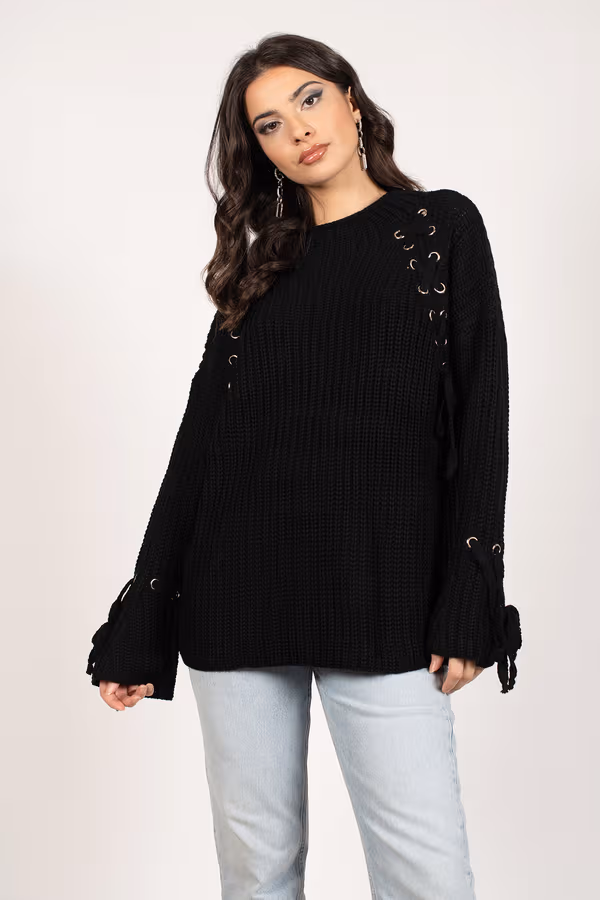 Knit Fit Loose Knit Sweater - Mocha