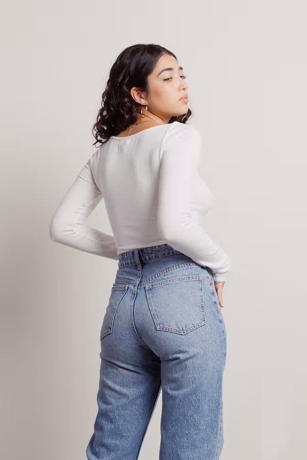 Right My Wrongs Long Sleeve Top - White