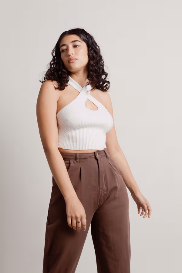 Polly Crop Top - Green