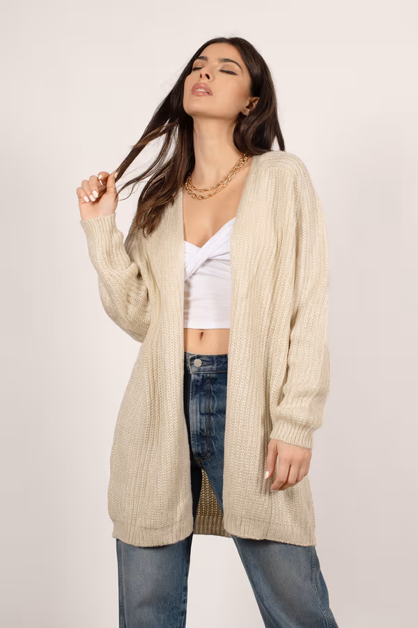 Kaylee Knit Cardigan - Cream