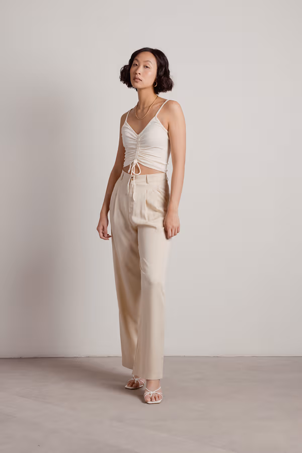 Just Relaxed Crop Top - Blue