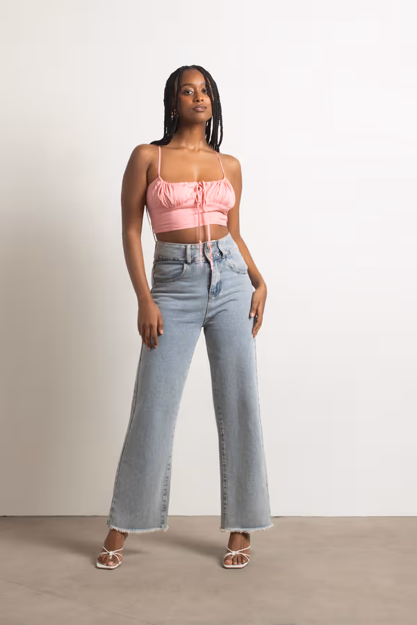 Mimas Crop Top - Pink