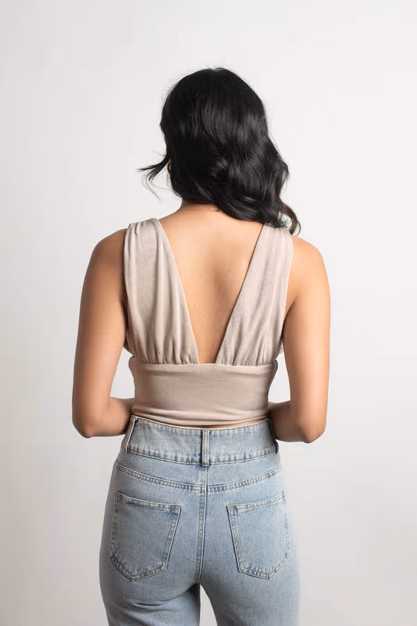 Dazed And Confused Crop Top - Green