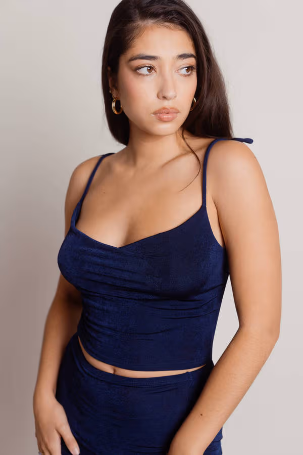 Invite Me Crop Top and Mini Skirt Set - Wine