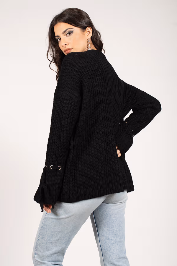 Knit Fit Loose Knit Sweater - Mocha