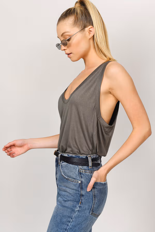 Monica Tank Top - Olive
