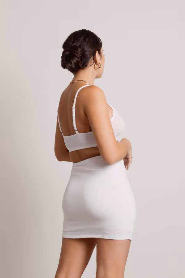 Jayde Cutout Bodycon Mini Dress - Black