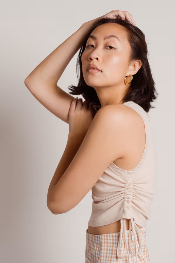 Just Go Tank Top - Tan