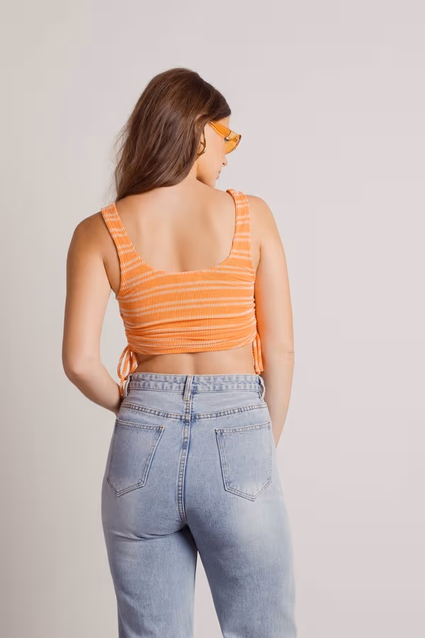 Amisa Crop Top - Orange