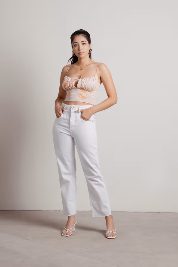 All About Me Crop Top - Pink