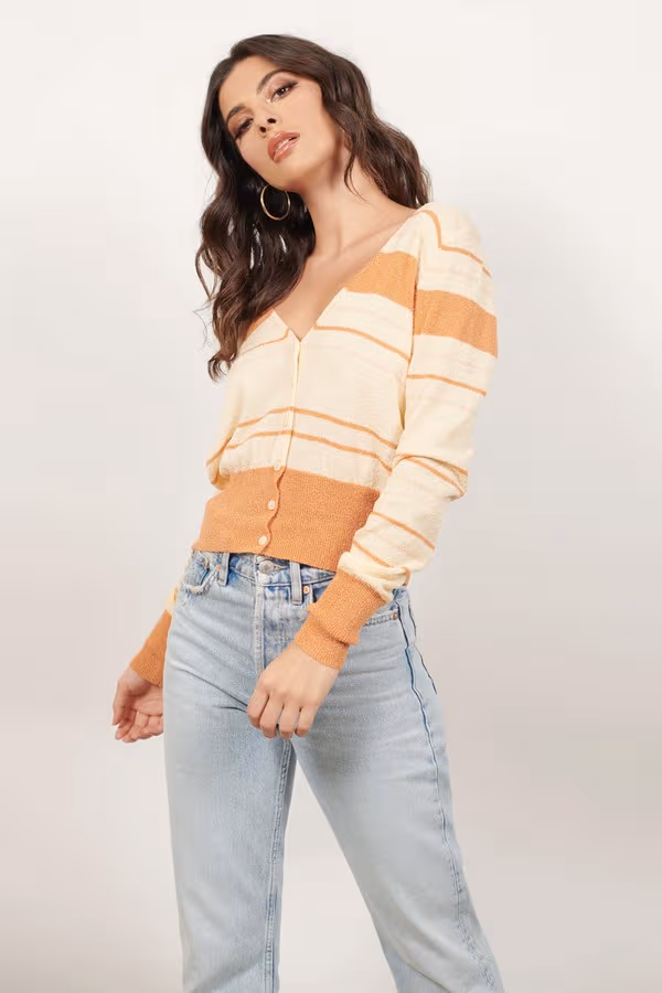 Boo'd Up Striped Sweater - Multi