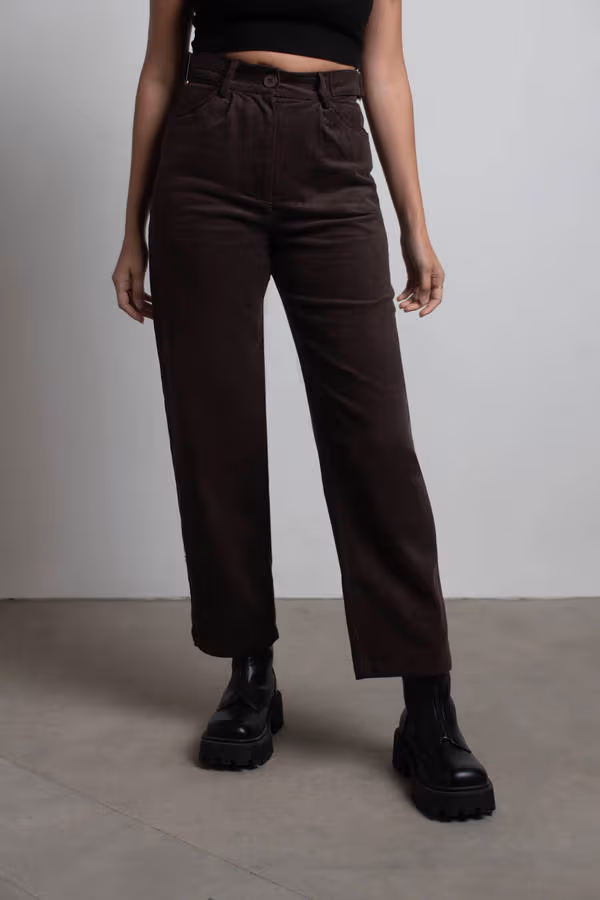 Tianna Corduroy Pants - Brown