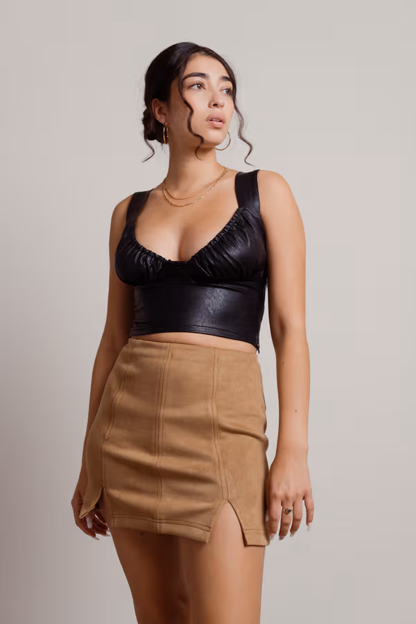 Adriel Crop Top - Black