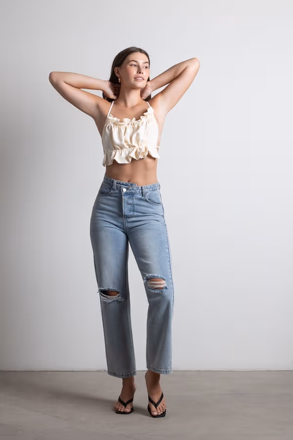 Angelic Crop Top - Rust