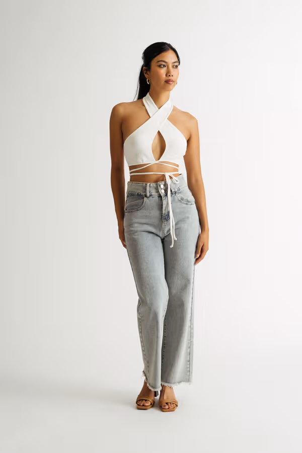 Sami Crop Top - Beige
