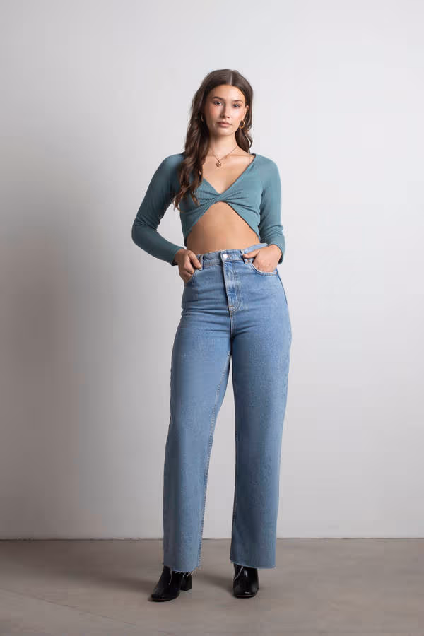 Madilyn Crop Top - Jade
