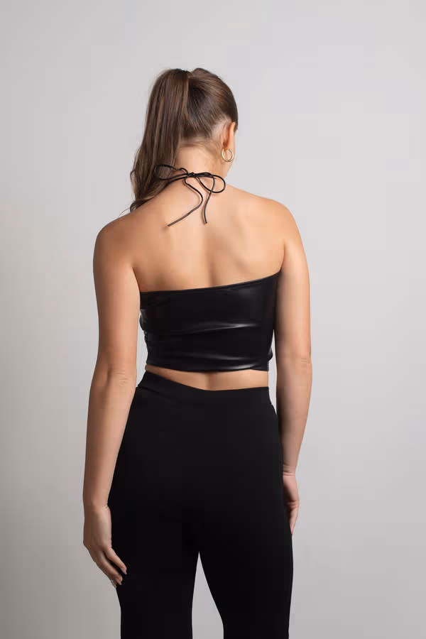 Haylie Crop Top - Black
