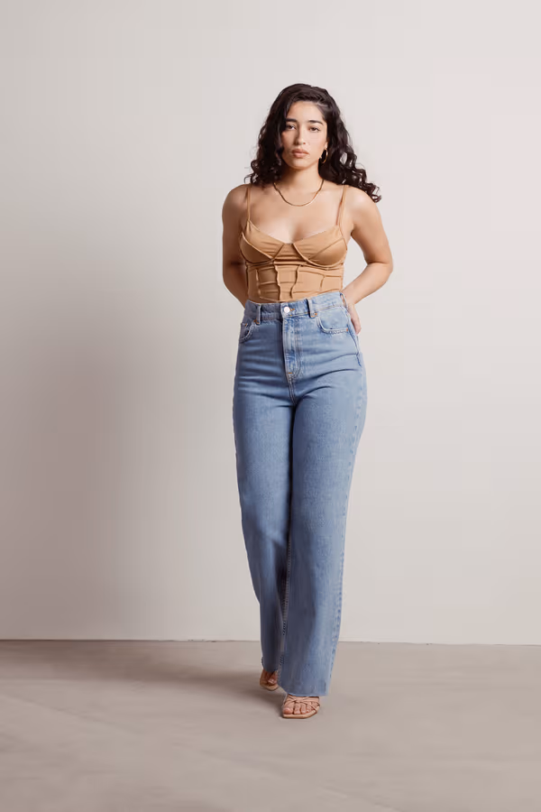 Oki Crop Top - Brown